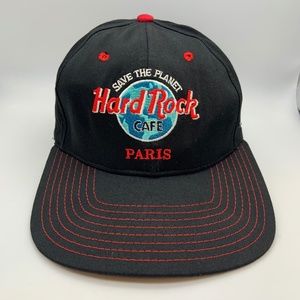 Hard Rock Cafe Paris Save the Planet Love All Serve All Snapback Hat